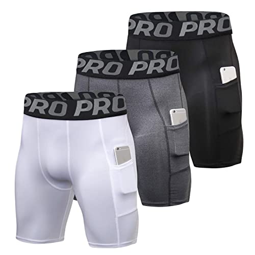 YUSHOW Mens Compression Shorts - High Performance Workout Gear