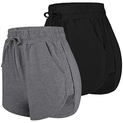 URATOT Cotton Yoga Shorts with Pockets - Comfortable and Stylish