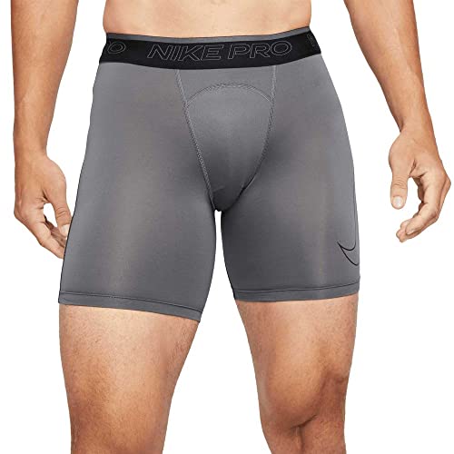 Nike Pro Dri-FIT Men's Shorts, Iron Grey/Black/Black, M