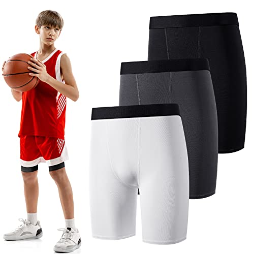 Hoolerry Youth Boys Compression Shorts