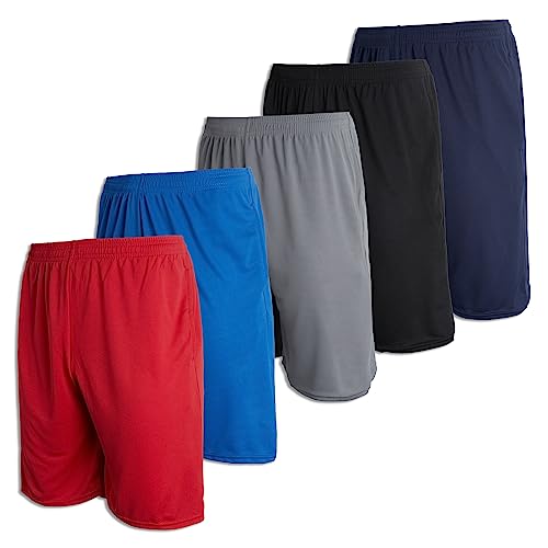 Real Essentials Men's Mesh Athletic Shorts