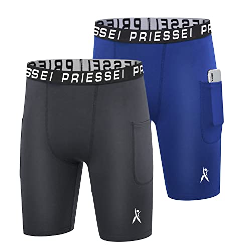 Compression Shorts for Boys Pack of 2