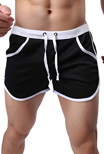 Linemoon Mens Mesh Workout Running Shorts - Comfortable and Functional