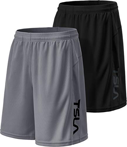 TSLA Men's Mesh Basketball Shorts