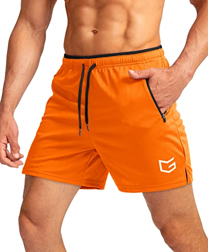 Men's Running Shorts with Zipper Pockets