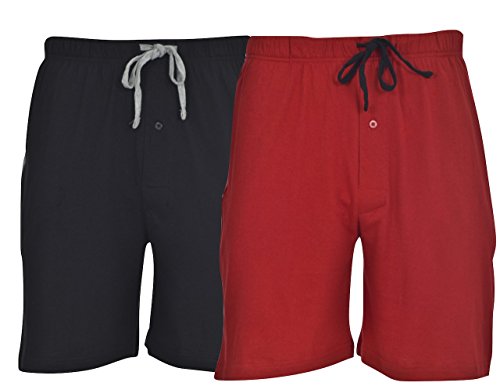 Hanes Men's Lounge Drawstring Shorts 2-Pack