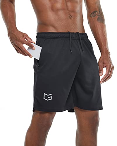G Gradual Men's 7" Quick Dry Running Shorts with Zip Pockets
