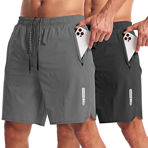 Mens Workout Athletic Shorts