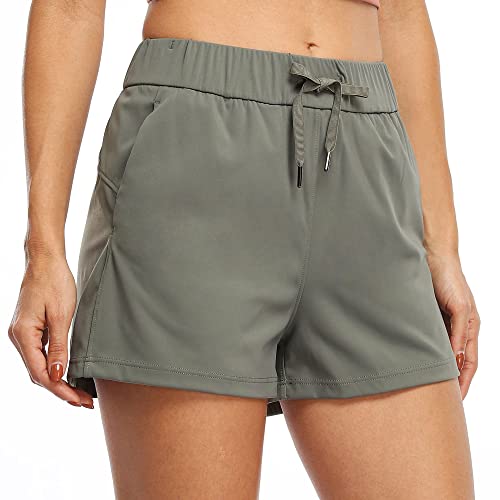 Willit Women's Hiking Athletic Shorts with Pockets