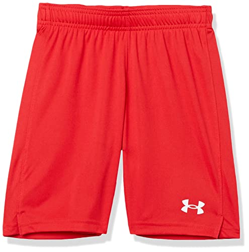 UA Boys' Golazo 3.0 Shorts, Red/White, Youth Large