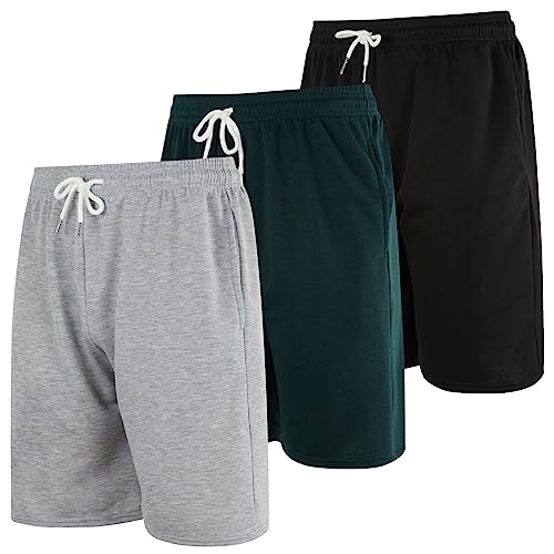 Men's Casual Lounge Shorts with Pockets and Adjustable Fit