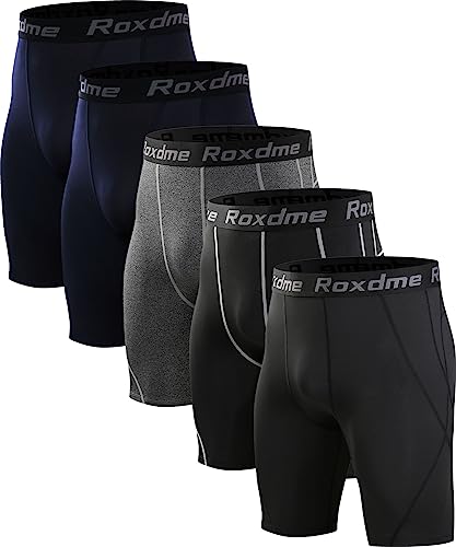 Men's Compression Shorts - Performance Workout Athletic Running Underwear With Moisture Wicking