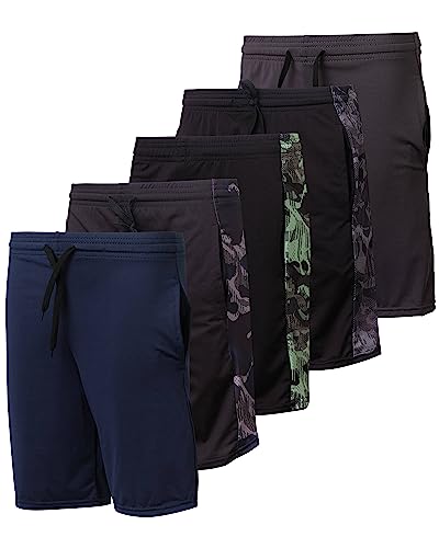 Youth Quick Dry Fit Athletic Performance Shorts