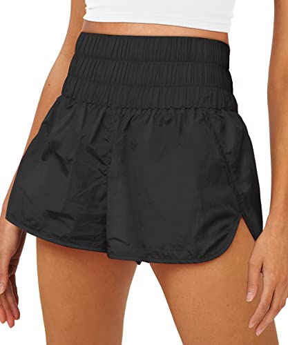 AUTOMET Womens High Waisted Athletic Shorts - Stylish and Comfortable