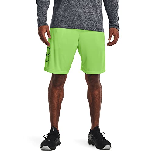 Under Armour Launch Stretch Woven 7'' Shorts (Quirky Lime/Black/Reflective, Large US)