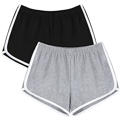 URATOT Women's Cotton Shorts - Pack of 2