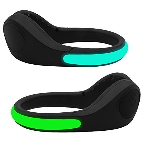 Shoe Clip Lights (2 Pack) - Reflective Safety Night Running Gear