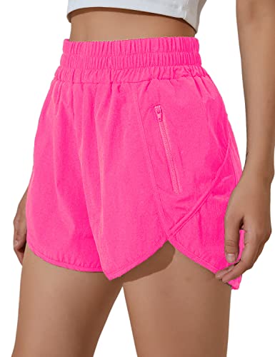 BMJL Women's High Waisted Workout Shorts with Pockets