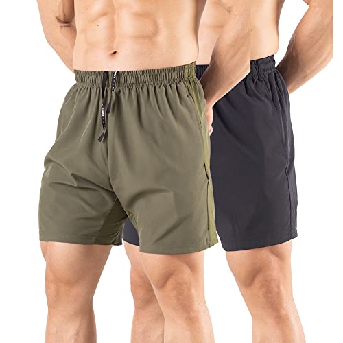 Gaglg Men's 5" Running Shorts - Quick Dry Athletic Workout Gym Shorts