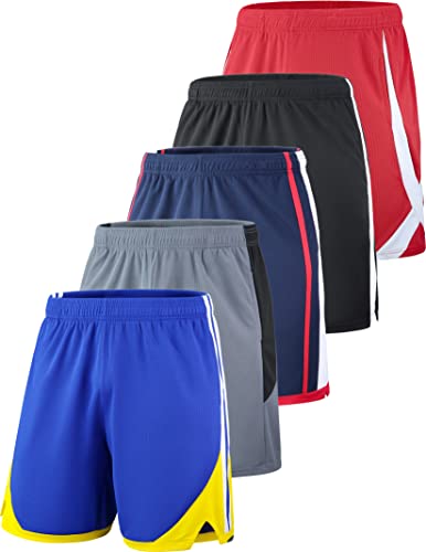 Men's Athletic Basketball Shorts with Pockets