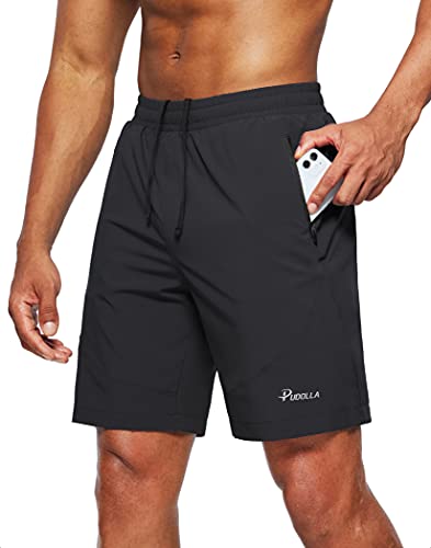 Pudolla Men's Gym Athletic Shorts - Lightweight and Versatile
