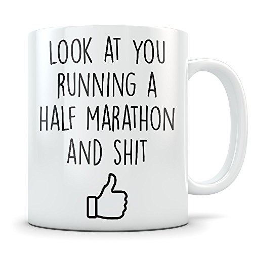 Funny Half Marathon Mug - Perfect Gift for Runners