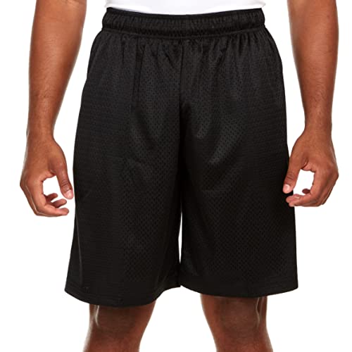 Russell Athletic Mesh Training Shorts - Black, XX-Large