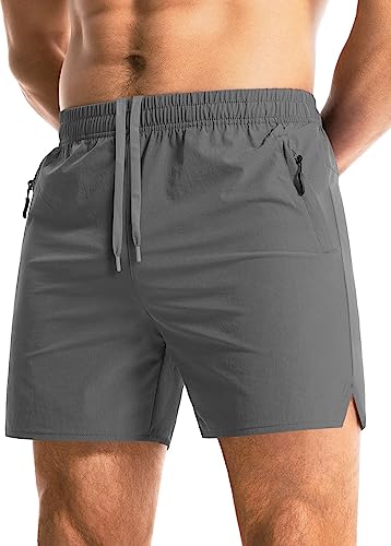 Men's Gym Shorts 5 Inch Quick Dry Workout Running Shorts
