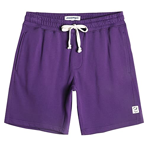 maamgic Mens Sweat Shorts - Comfortable and Stylish Gym Shorts with Zipper Pockets