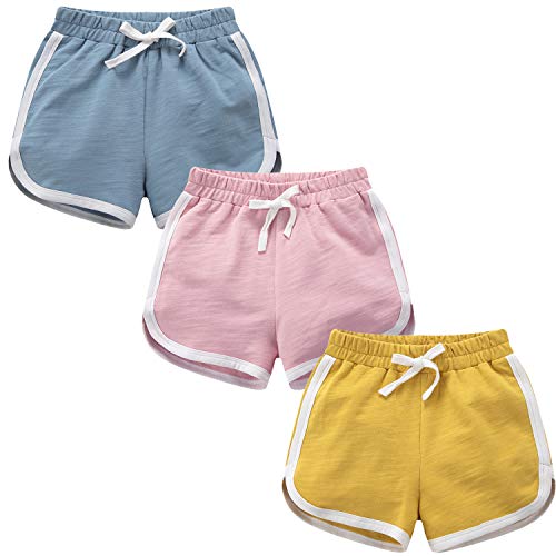 Running Athletic Cotton Shorts for Baby Girls/Boys