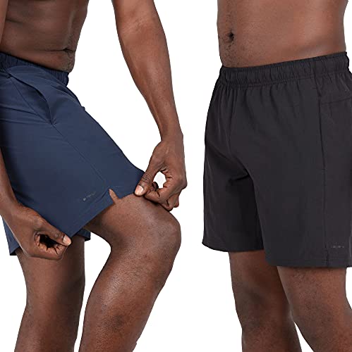 Layer 8 All Purpose Men's Athletic Training Shorts – 7 Inch 2 Pack