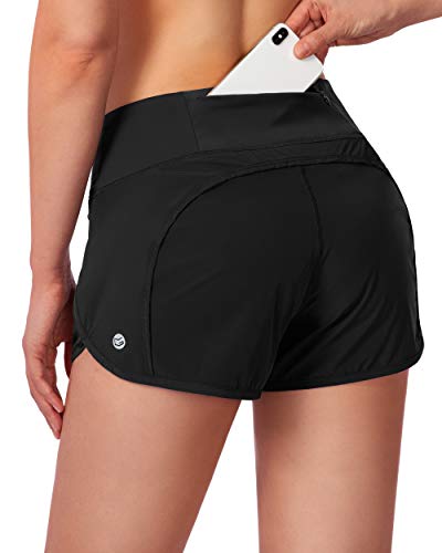 Women's Running Shorts with Mesh Liner and Phone Pockets