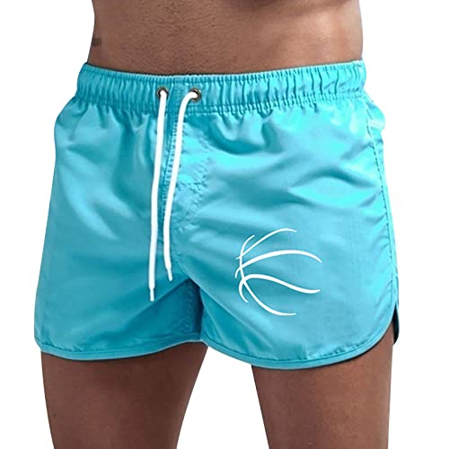 JUNGE Mens Compression Shorts with Swim Trunks