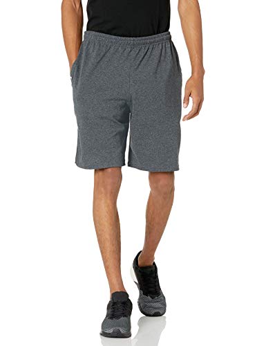 Russell Athletic Cotton Jogger Shorts - Black Heather