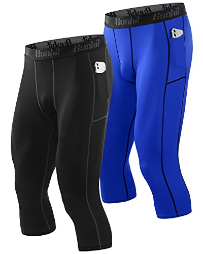 Runhit 3/4 Compression Pants with Pockets