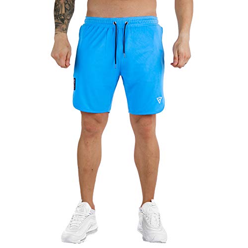 Wangdo Men's Workout Shorts - Lightweight Athletic Shorts for Men with Zipper Pocket