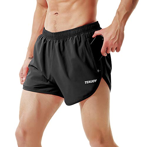 TENJOY Men's Running Shorts