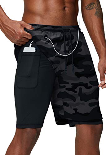 Pinkbomb 2 in 1 Running Shorts with Phone Pocket