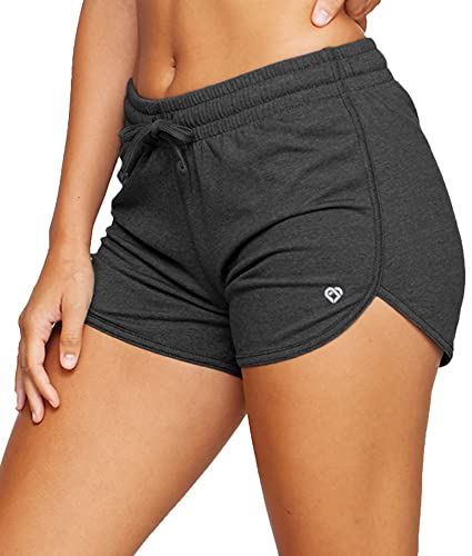 Colosseum Active Women's Simone Yoga and Running Shorts (Black, Large)