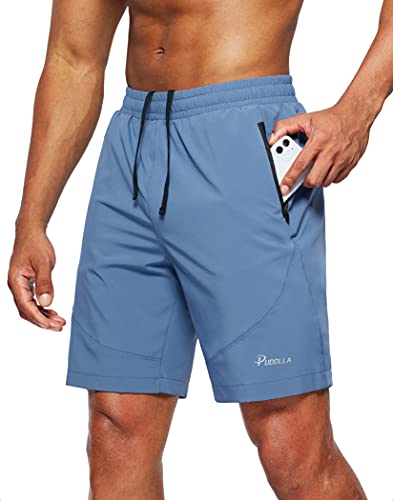 Pudolla Men's Workout Running Shorts - Lightweight and Functional