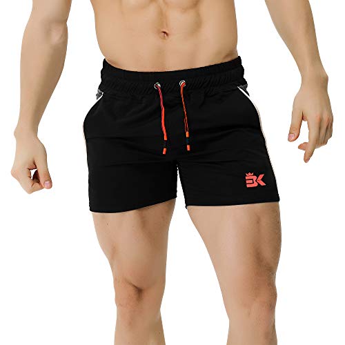 BROKIG Men's Gym Bodybuilding Shorts