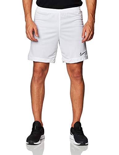 Nike Dry Academy Soccer Short (White/Black, XL)