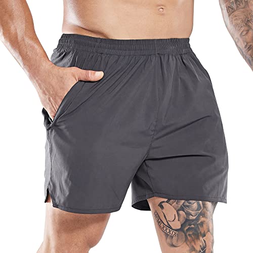 MIER Men's 5 Inch Workout Running Shorts