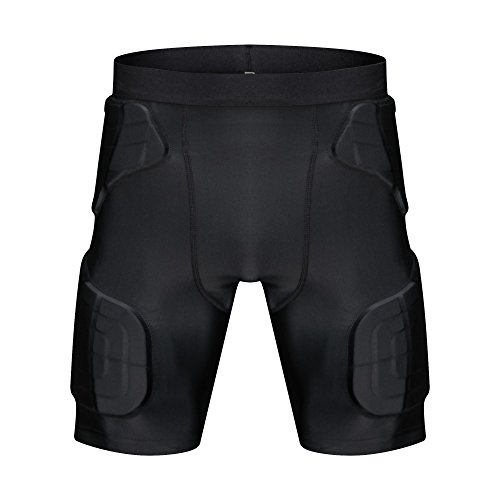 TUOY Men’s Padded Compression Shorts