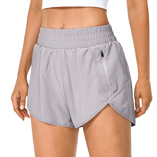 colorskin High Waisted Dolphin Athletic Shorts for Women