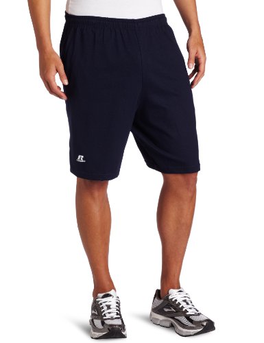 Russell Athletic Cotton Baseline Shorts with Pockets