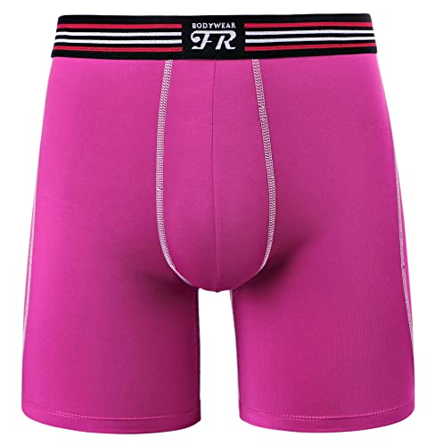 Men's Compression Shorts: Quick Dry Sports Tights (Pink, Size L)