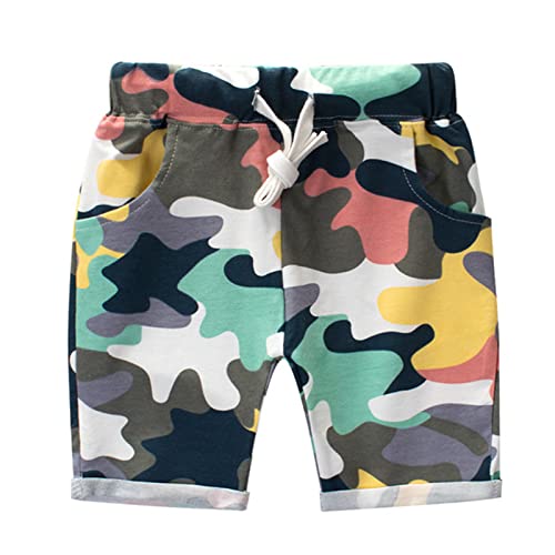 Toddler Athletic Shorts 4t Shorts - Camouflage Summer Cotton Casual Short Pants