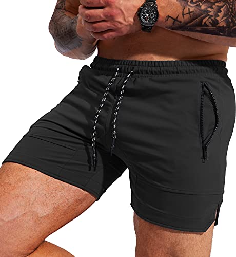 Men's Gym Workout Shorts by Pudolla