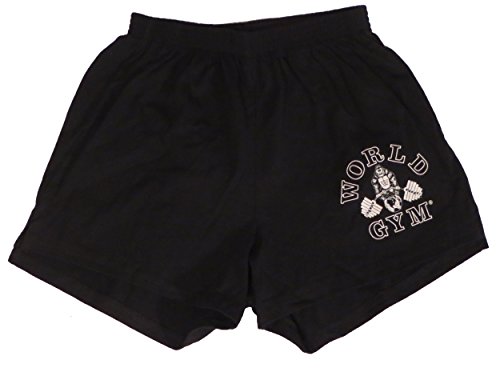 Durable and Versatile World Gym W601 Shorts (L, Black)